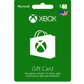 Xbox 40 USD Gift Card (United States) - Digital Key